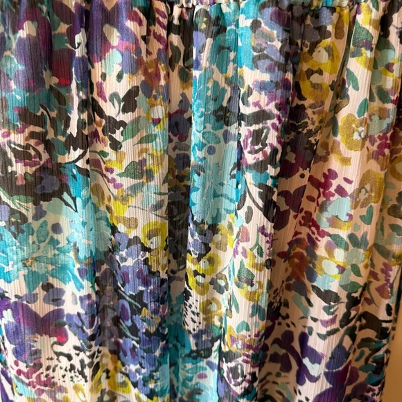 a.n.a Resort Ready Blue and Green Maxi Sundress - Picture 3 of 4